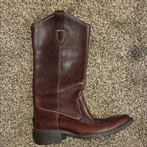 Born Brown Leather Tall Boots